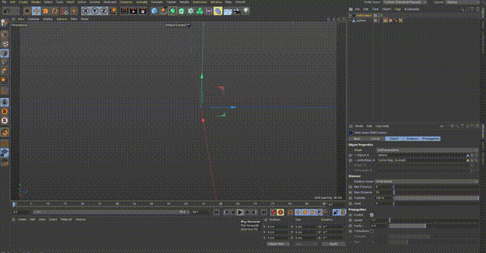 Dynamic propagation process with Factor = 0.4